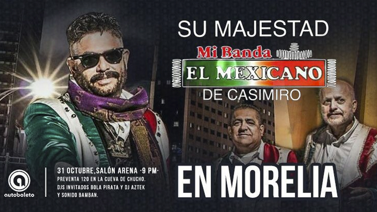 Mi Banda El Mexicano ofrecerá concierto en Morelia Backstage LC